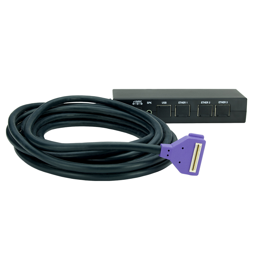 VERIFONE PURPLE CABLE MULTIPORT ETHERNET SWITCH 24173-02-R REV C 